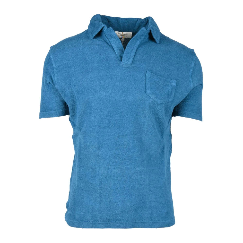 Filippo De Laurentiis Katoenen Polo Shirt Blue Heren