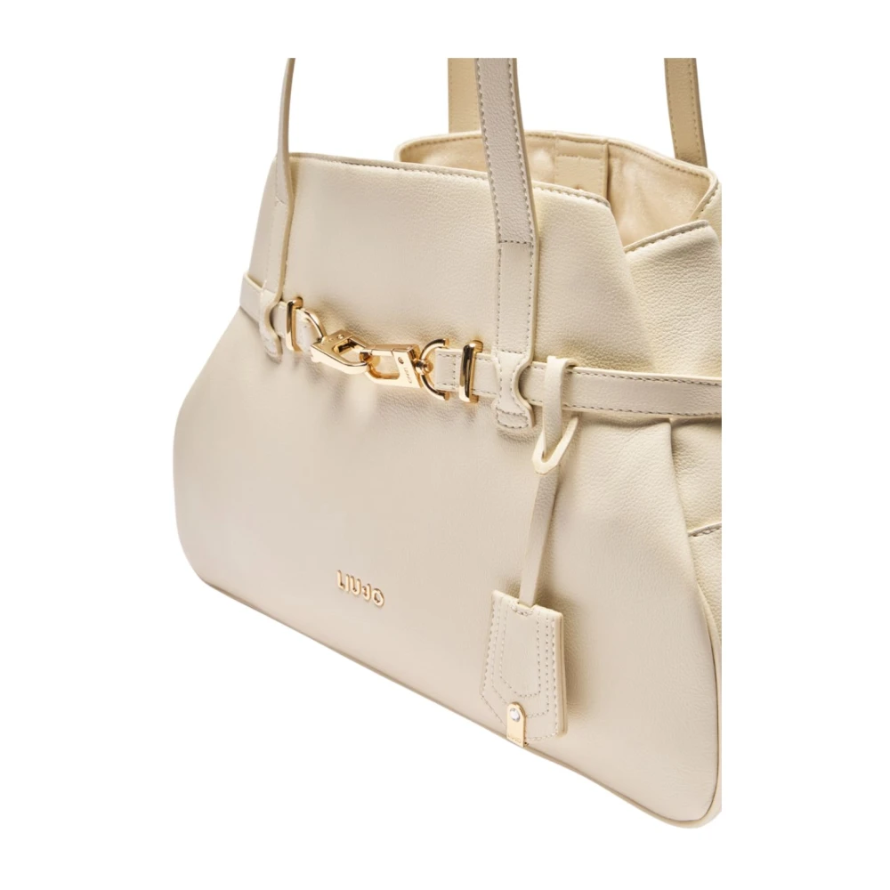 Liu Jo Stijlvolle Tote Tas met Ritsvak Beige Dames