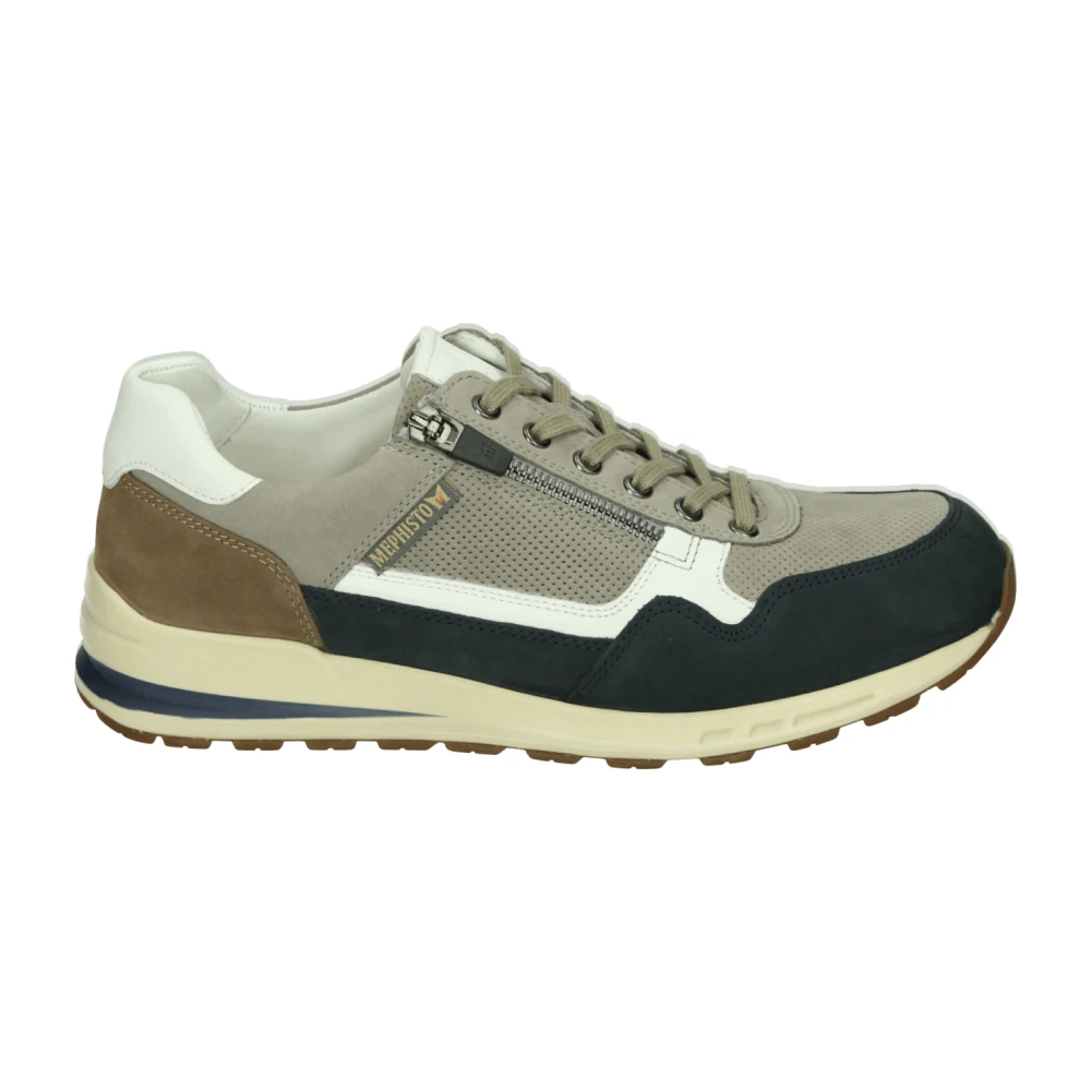 Mephisto Casual Leren Sneakers Heren Schoenen Veelkleurig Multicolor