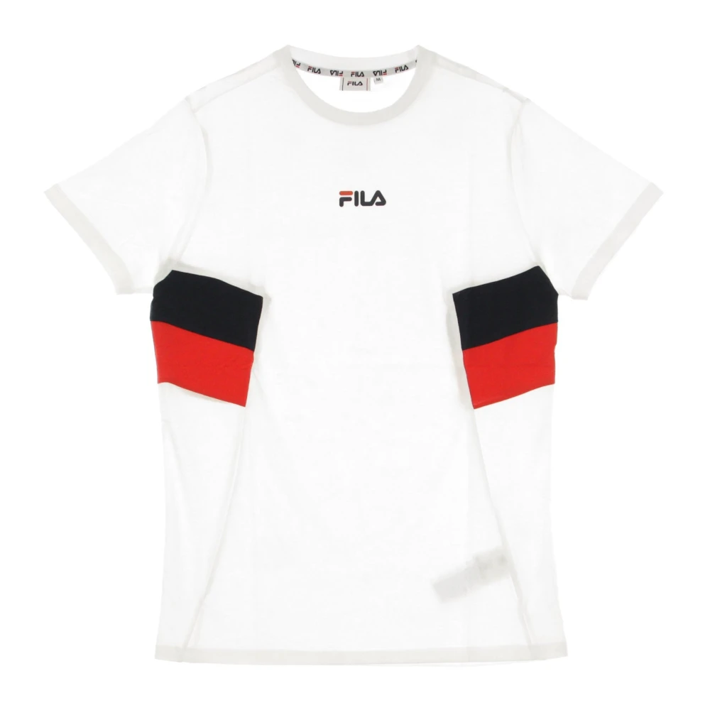 Fila Wit Zwart Heren Tee White Heren