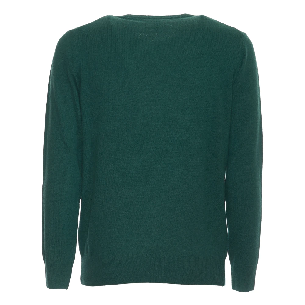MC2 Saint Barth Groene Gebreide Trui Sweater Aw24 Green Heren