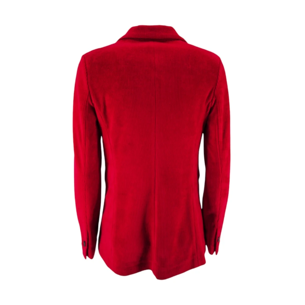 Circolo 1901 Rood Fluweel Damesjasje Red Dames