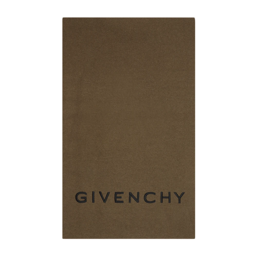 Givenchy Khaki Zwart Sjaal Brown Heren