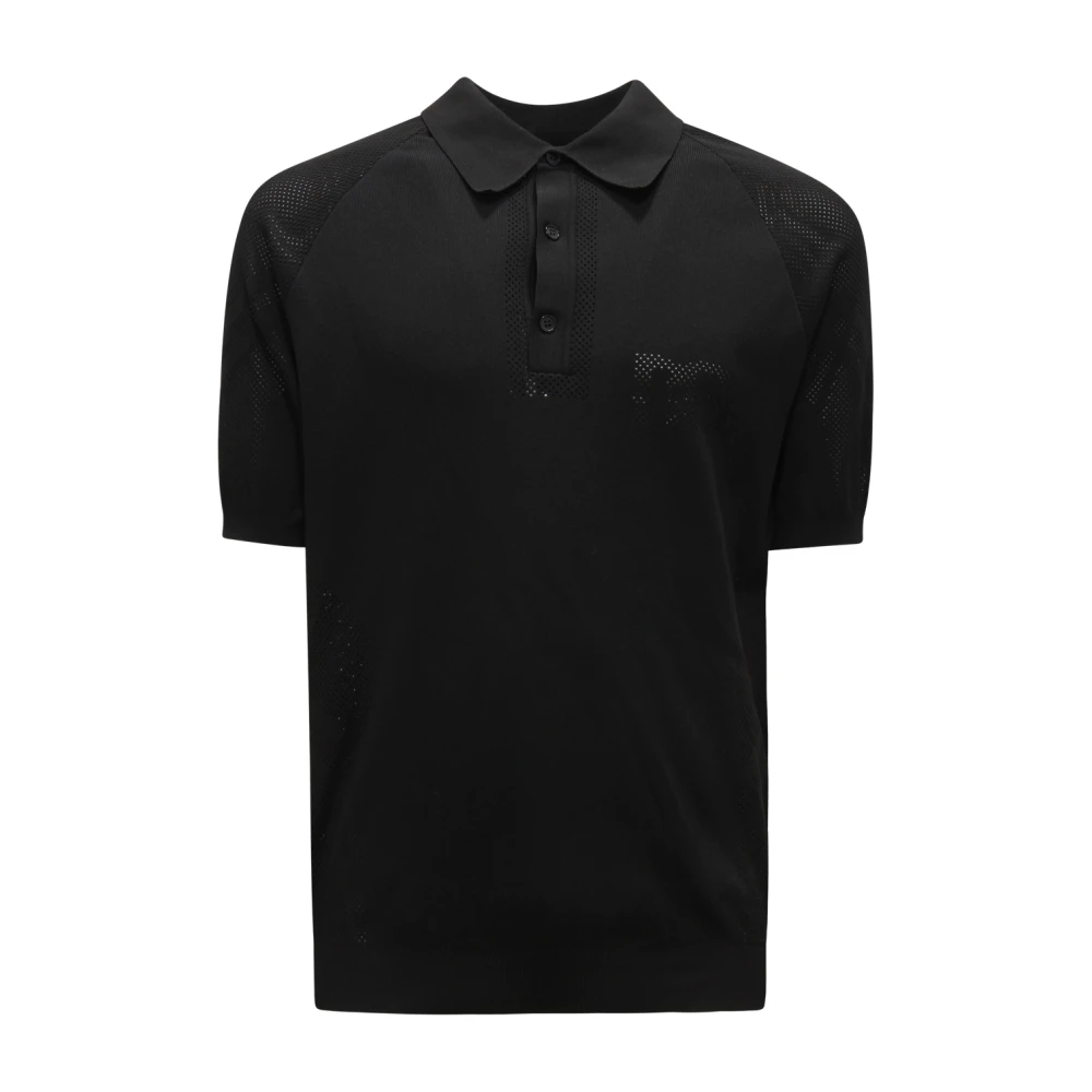 Dolce & Gabbana Uomo Nero Polo Shirt