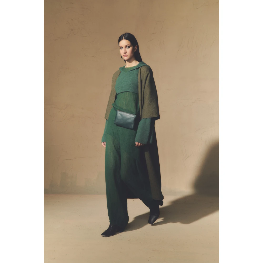 Cortana Groene omkeerbare oversized jas Green Dames