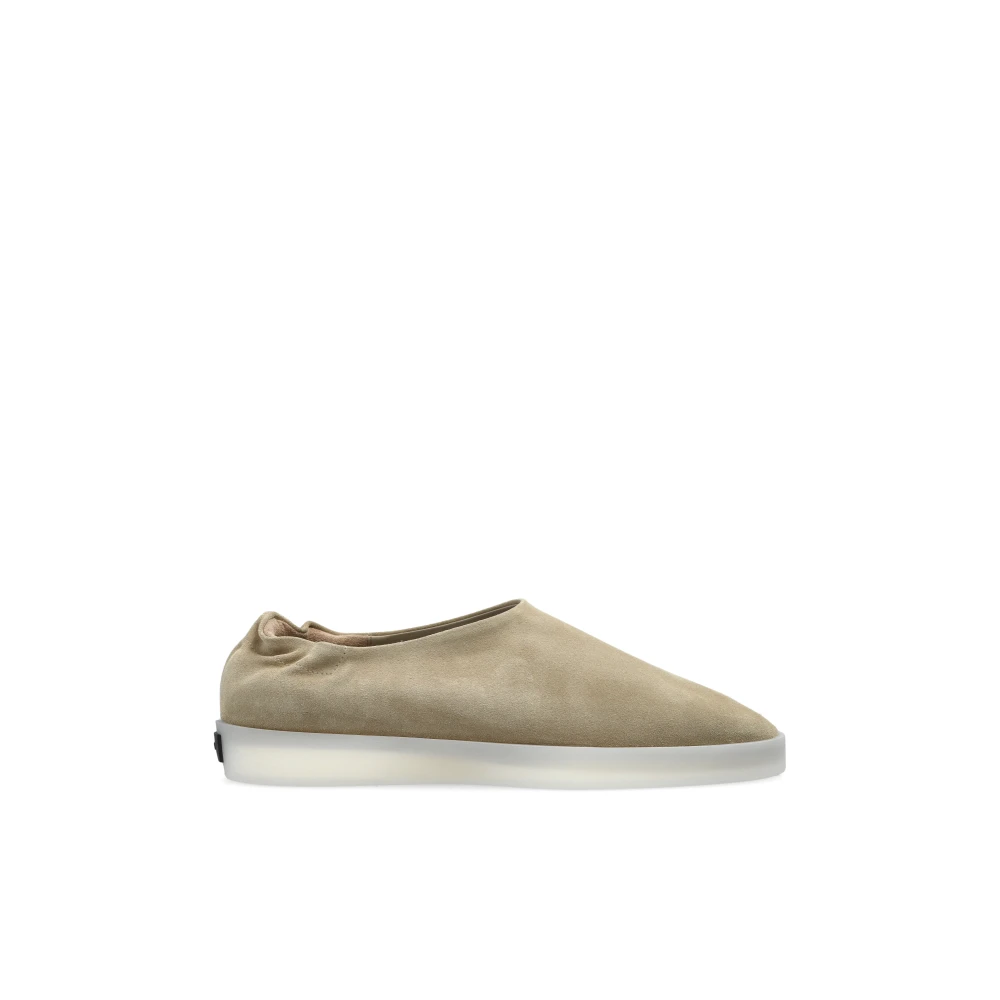 Fear Of God Leren Schoenen Dames Schoenen Grijs