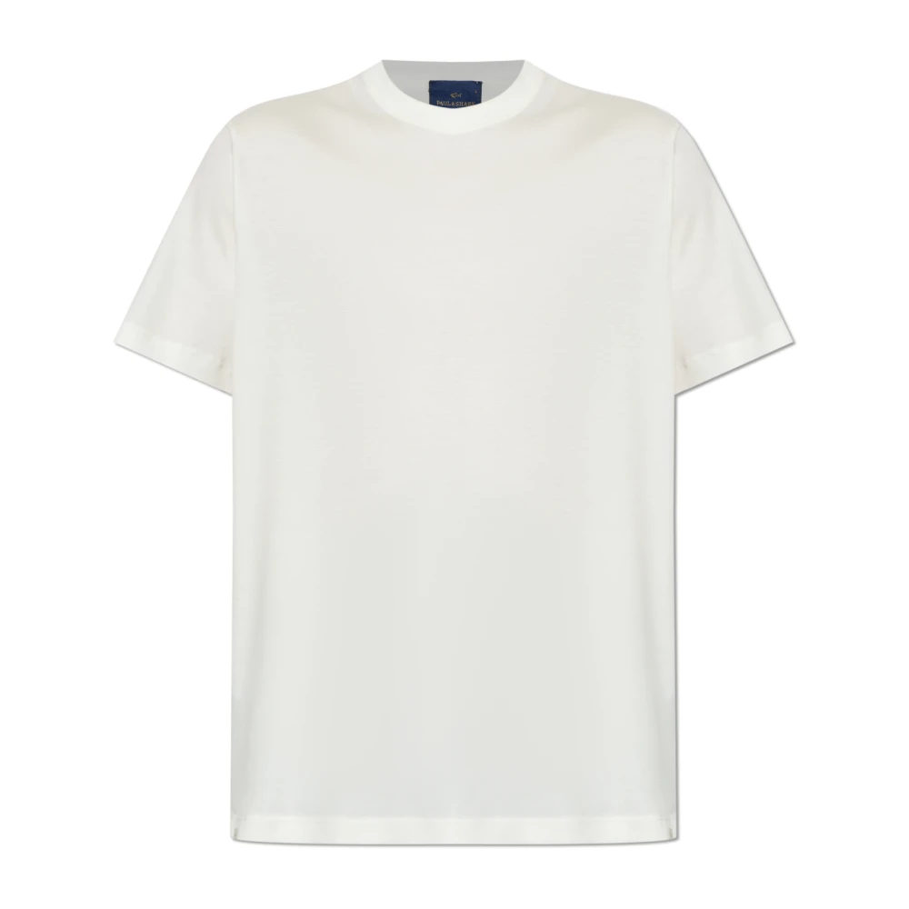 Paul & Shark , T-Shirts, Male, White, M, X-Soft Jersey T-Shirt