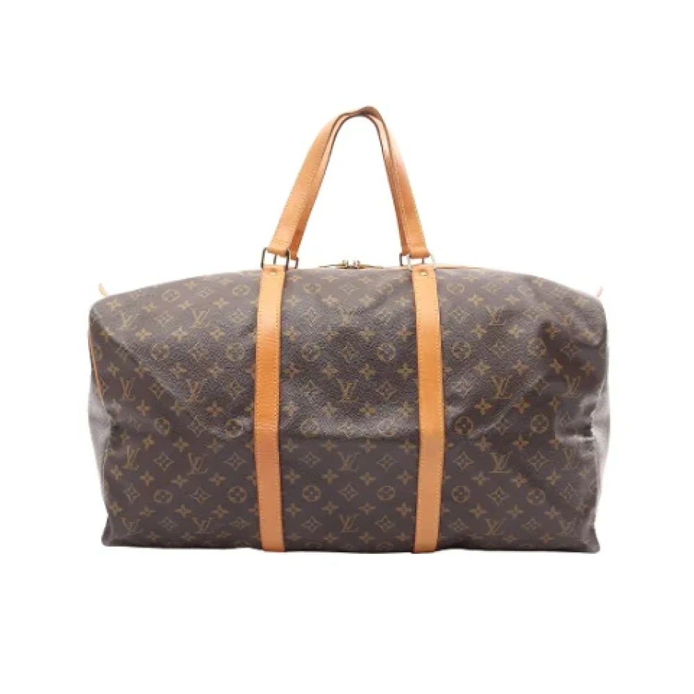 Louis Vuitton Vintage Pre-owned Leather travel-bags Brown Dames