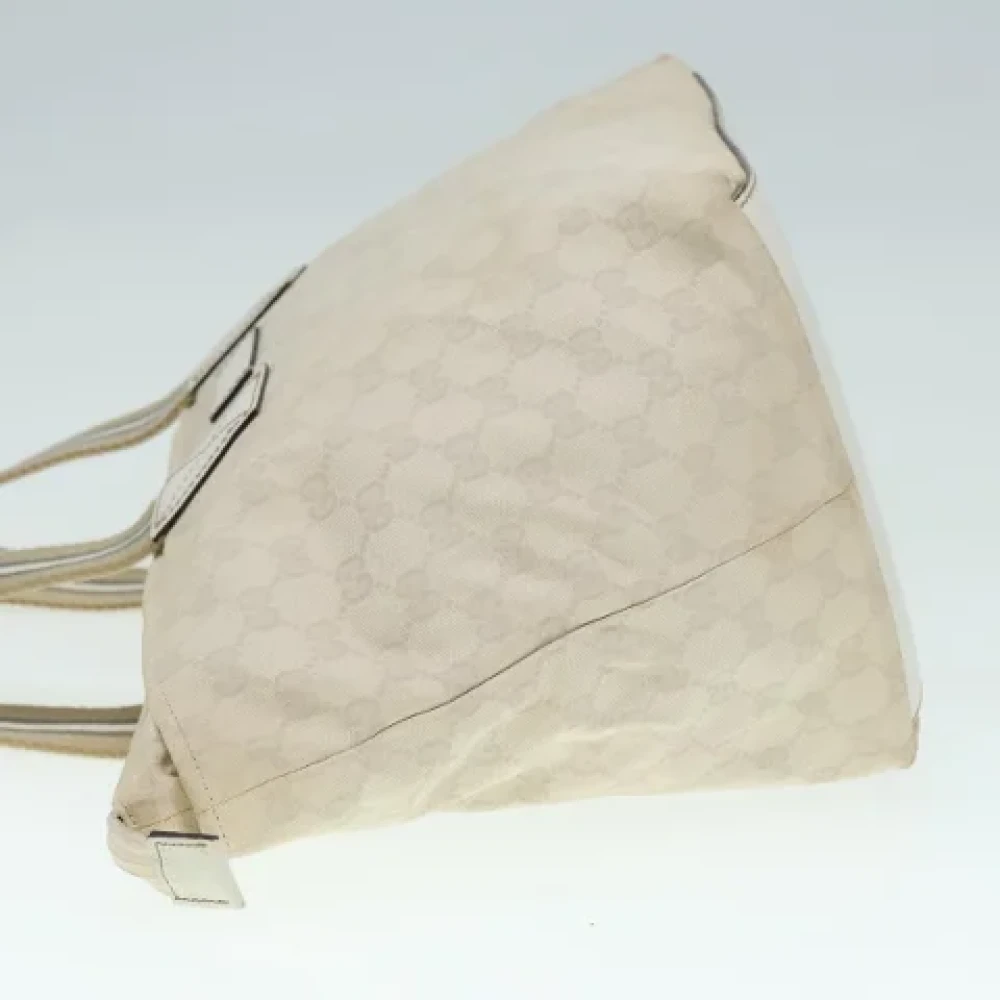 Gucci Vintage Pre-owned Canvas gucci-bags White Dames