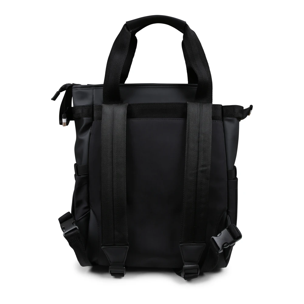 Hugo Boss Zwarte luiertas met meerdere functies Black Unisex