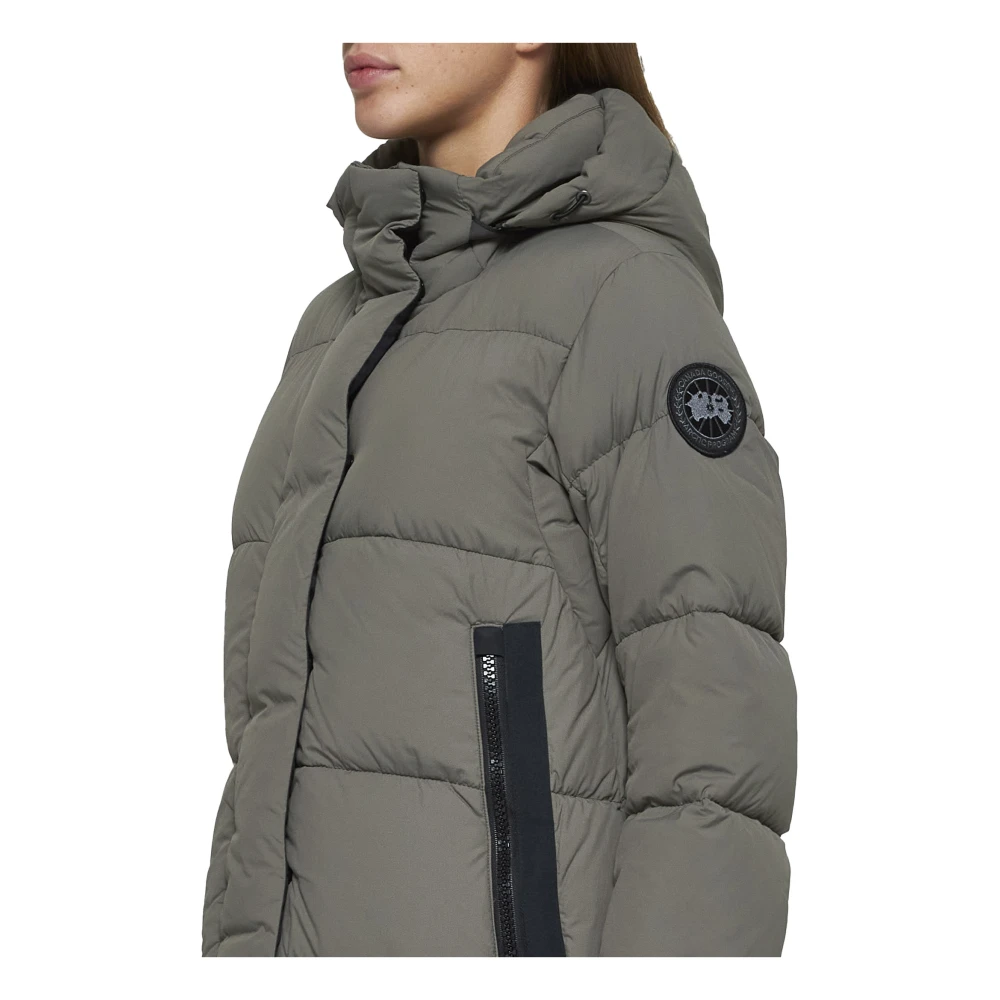 Canada Goose Gewatteerde Lange Parka in Donker Salie Green Dames