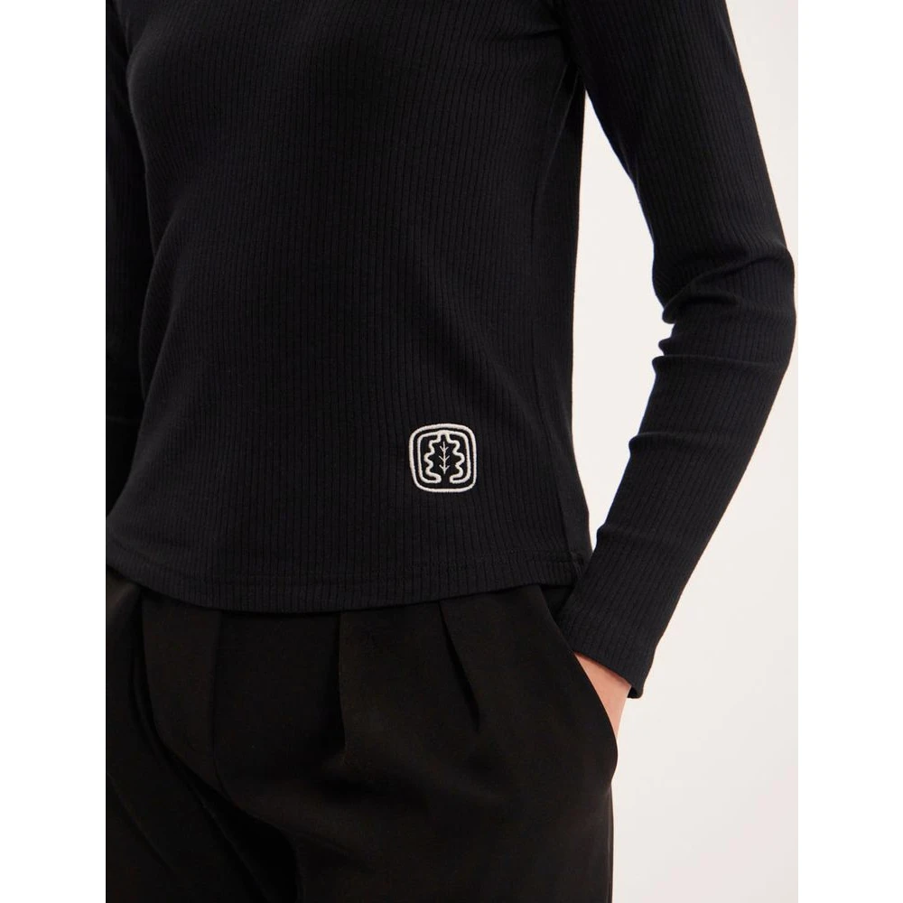 Ines De La Fressange Paris Matthieu zwarte turtleneck top Black Dames
