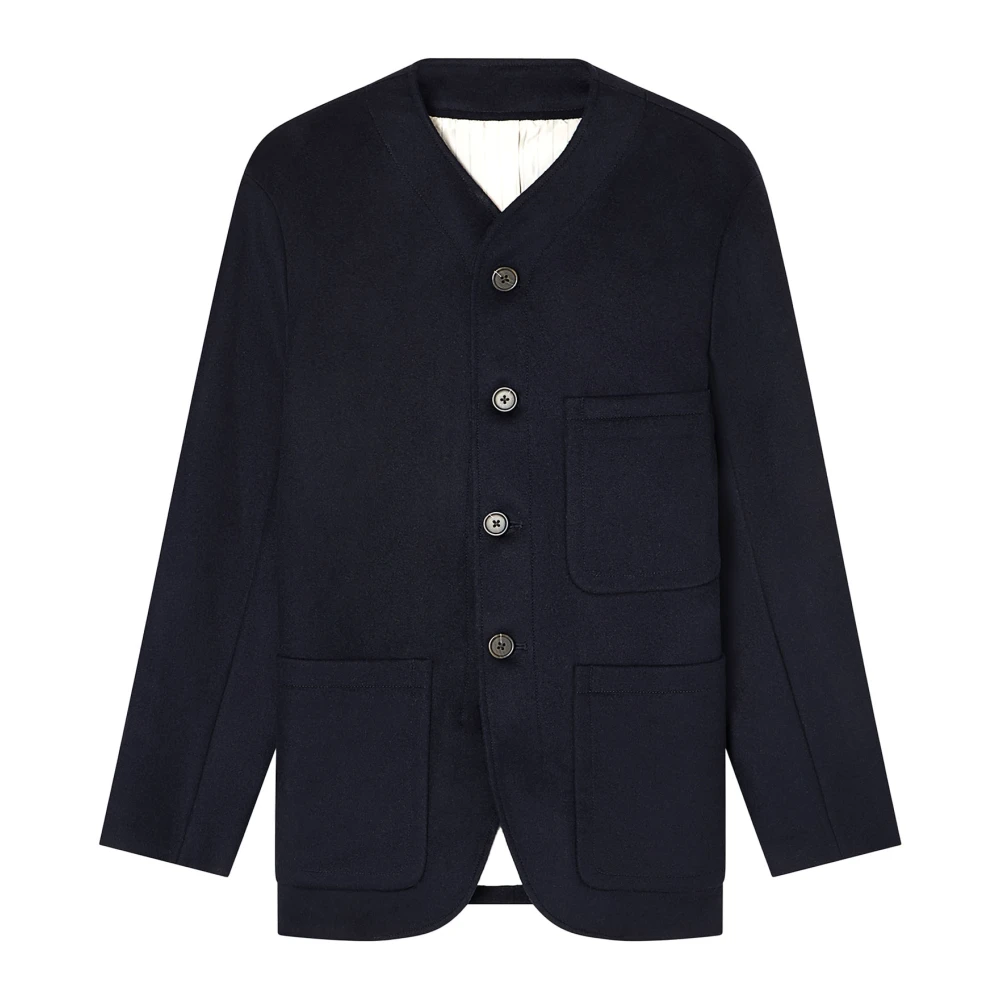 Emporio Armani Herren Blau Jacken, Xlgröße: