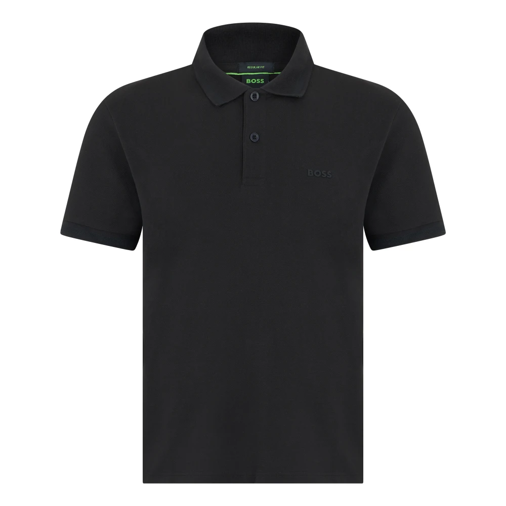 Hugo Men's Black Polo Pio 1 - Polo Shirts - M - Tops