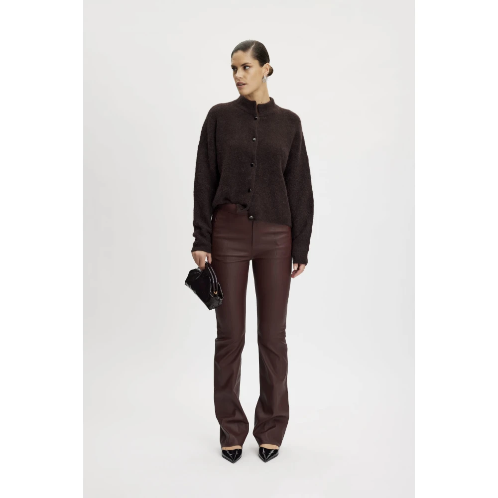 Gestuz Plum Melange Cardigan Purple Dames