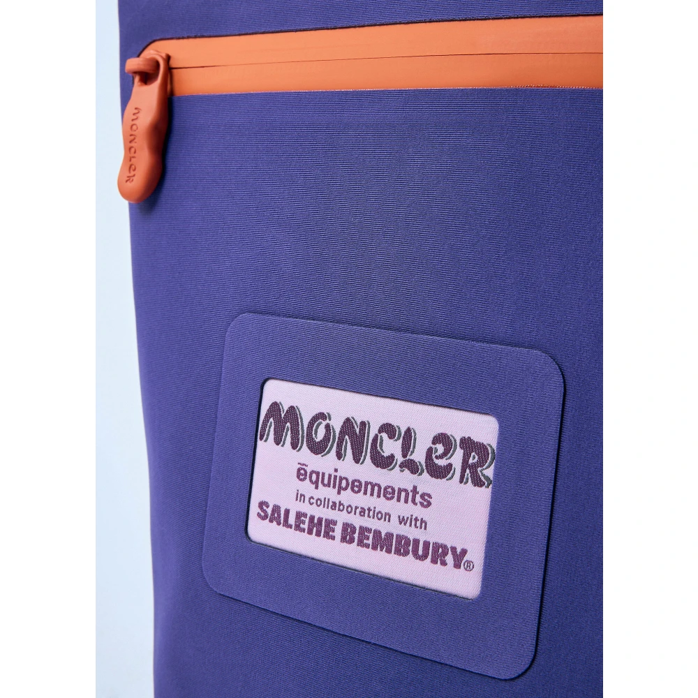 Moncler Crossbody Tas met Logo Patch Purple Heren