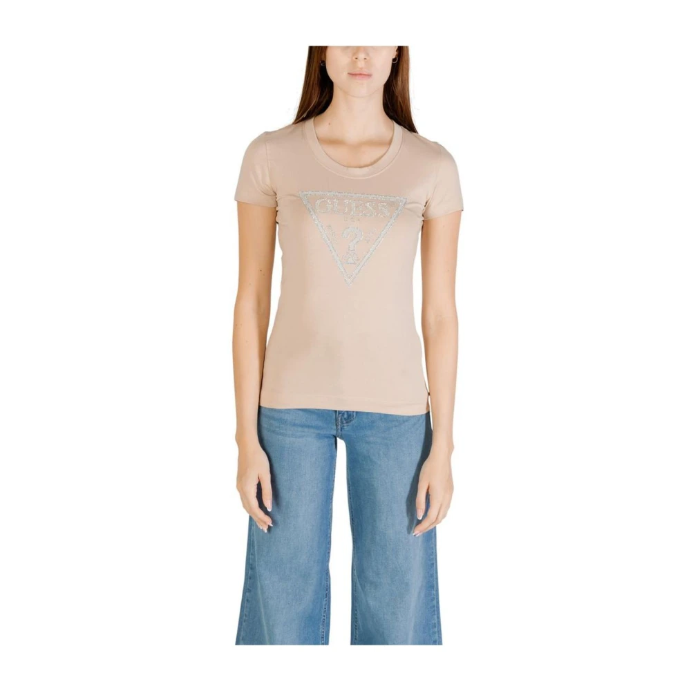 Guess - Tops > T-Shirts - Beige - Guess - Modalova