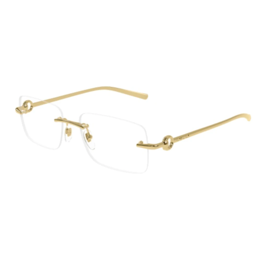 Gucci Yellow Glasses, Unisex, One Size, Stylish Eyewear Gg1703o-003