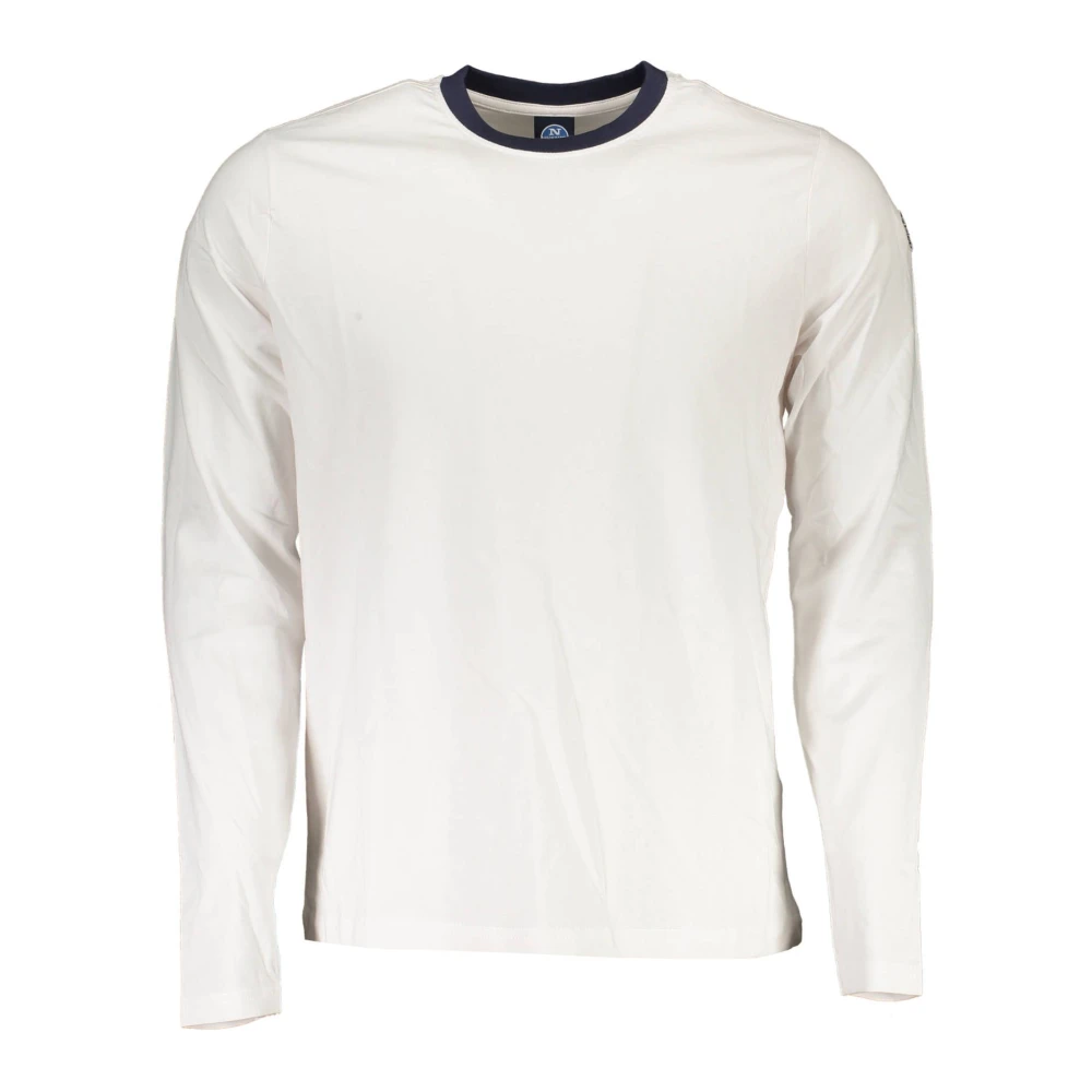 North Sails Elegant Långärmad T-shirt White, Herr