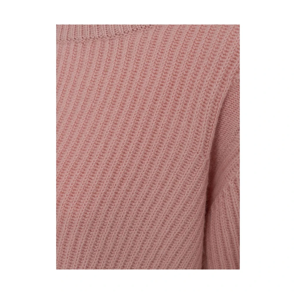 Malo Luxe Cashmere Top in Roze Pink Dames