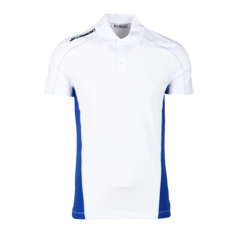 Bikkembergs Katoen Elastaan T-shirt White Heren