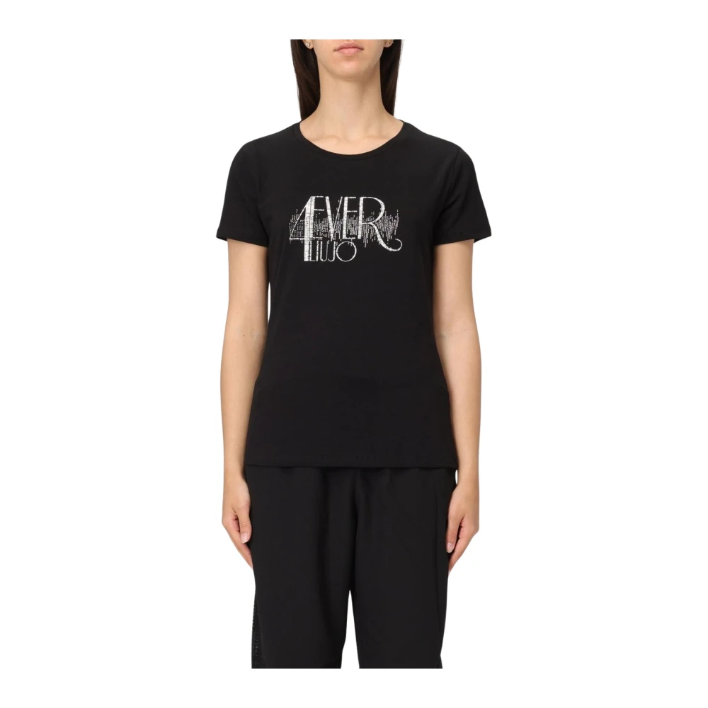 Liu Jo - Tops > T-Shirts - Black - Liu Jo - Modalova