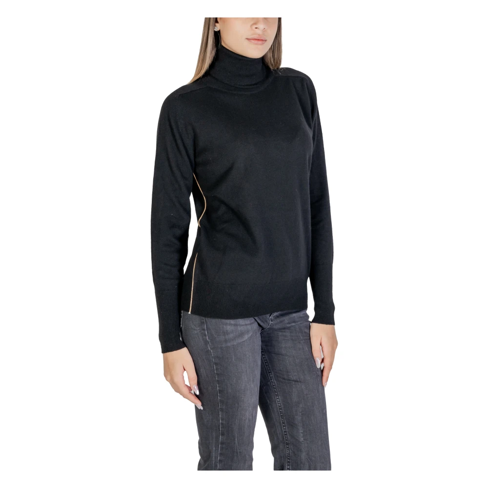 Alviero Martini 1a Classe Dames Gebreide Collectie voor Herfst Winter Black Dames