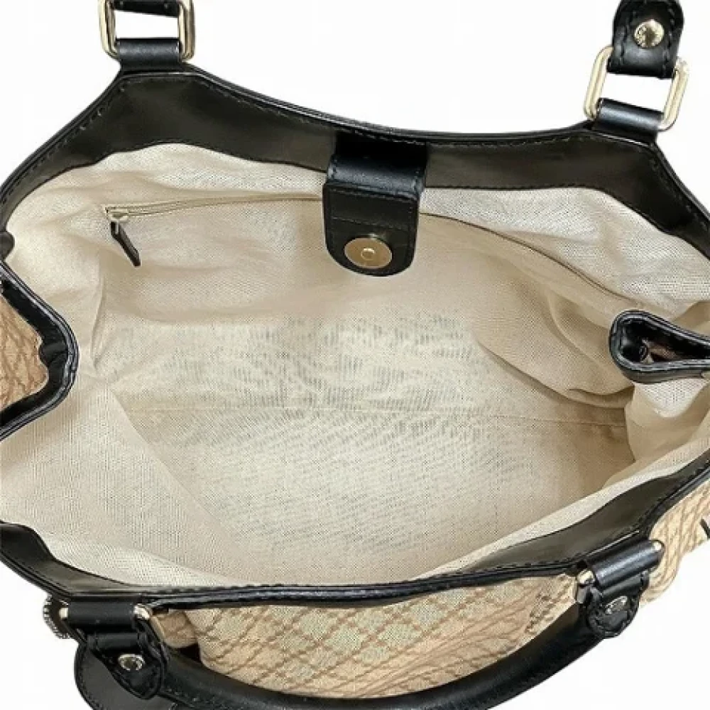 Gucci Vintage Pre-owned Canvas gucci-bags Beige Dames