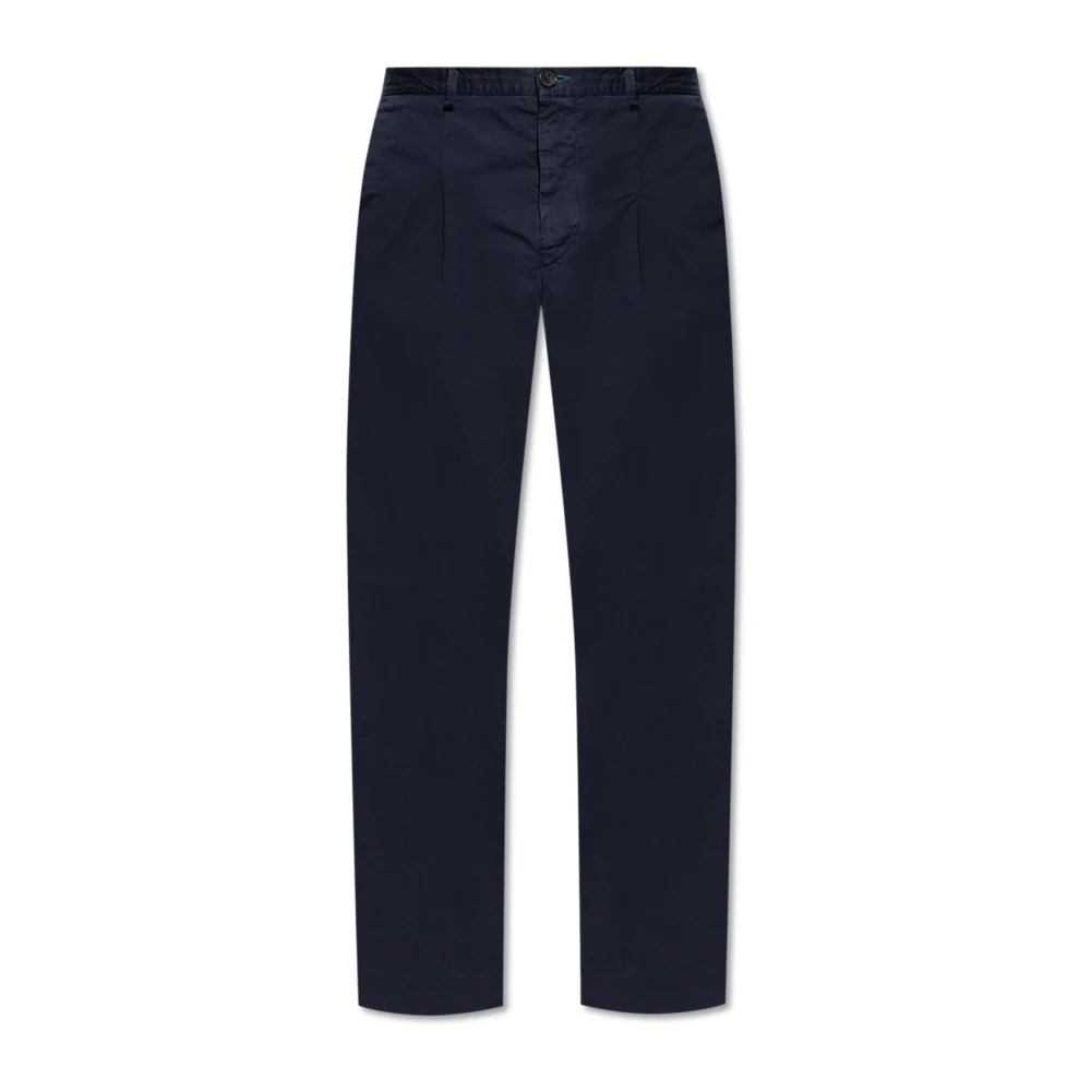PS By Paul Smith Geplooide broek Blue Heren