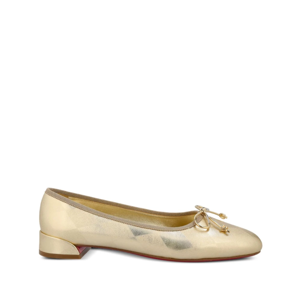 Christian Louboutin Gray Ballerina Shoes, Female, 4 Uk, Sweetie Jane Ballet Flat