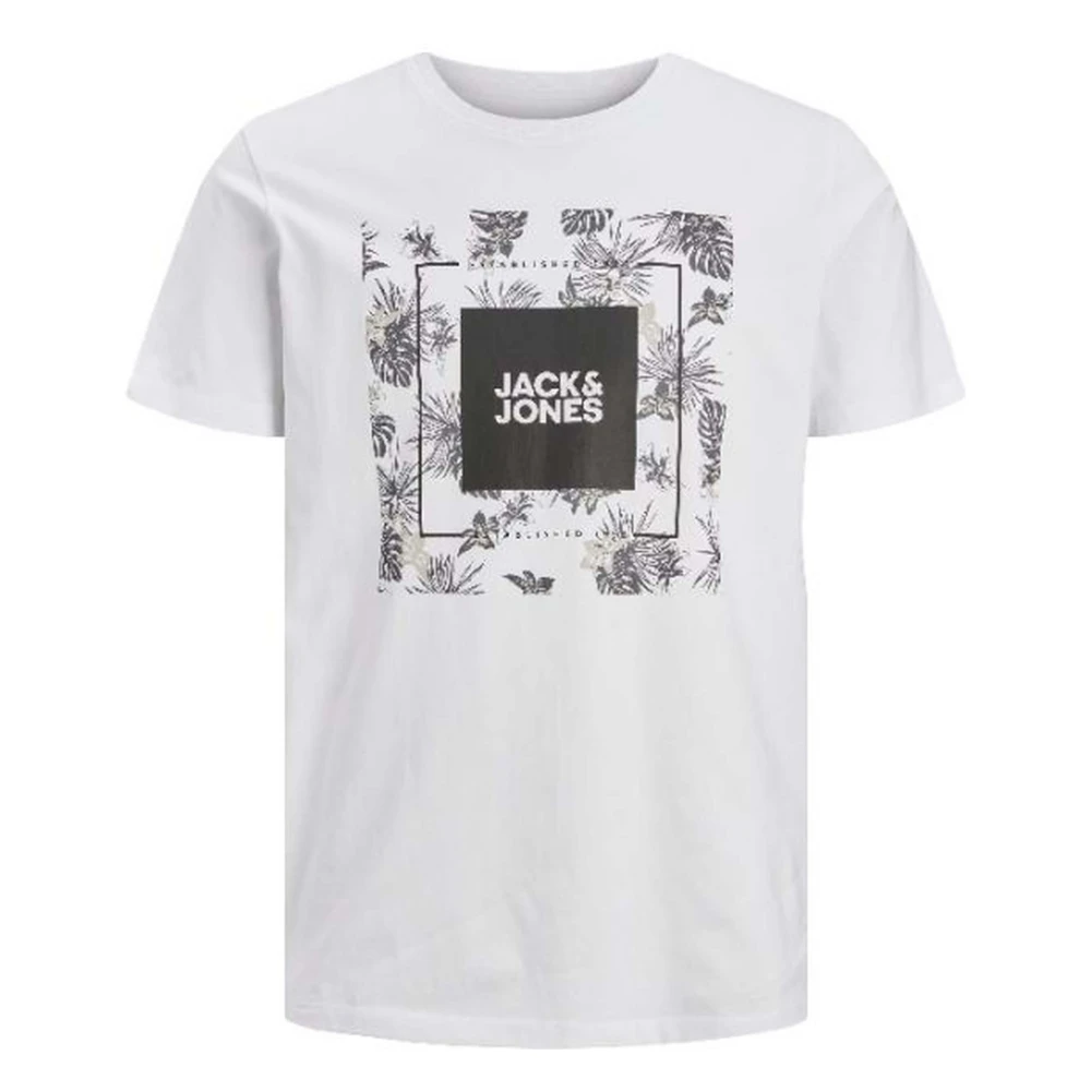 Jack & Jones Tropicana T-shirt White, Herr