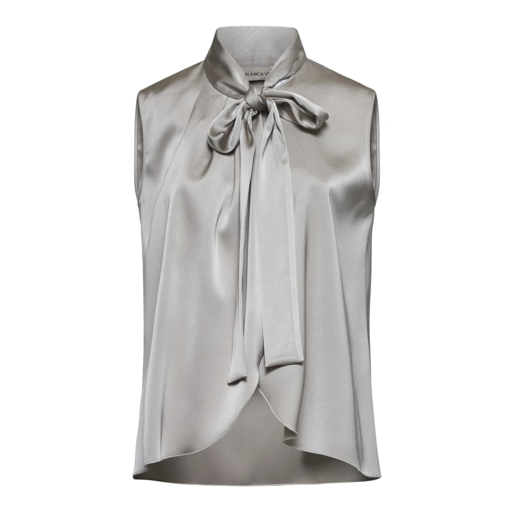 Blanca Vita Witte Top Gray Dames