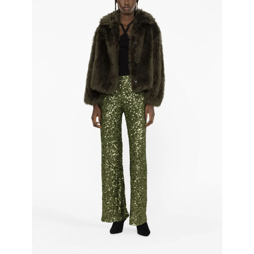 P.a.r.o.s.h. Olijfgroen Panta 007 Green Dames