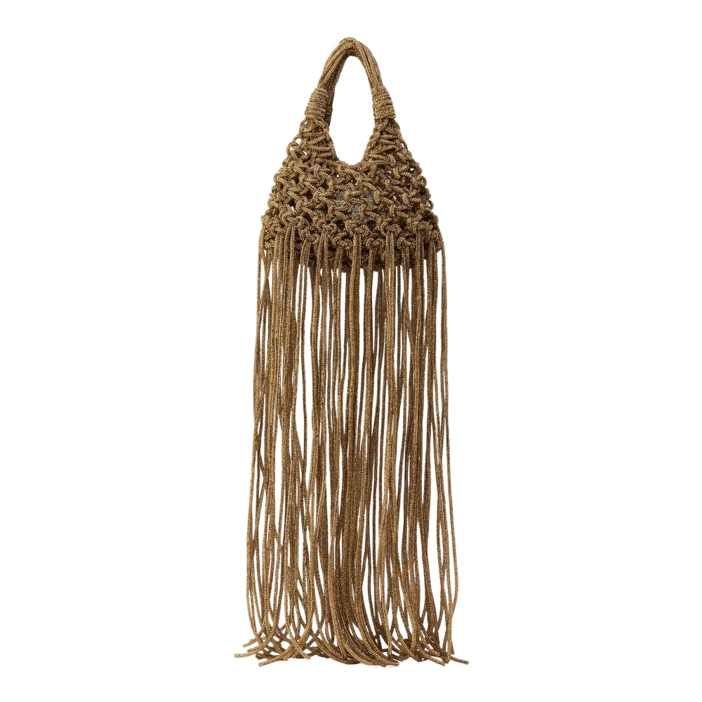 Hibourama Mini Franje Tas Brown Dames