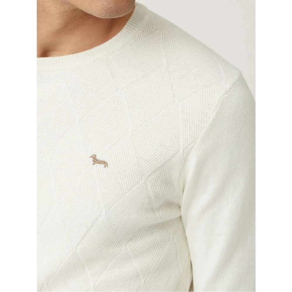 Harmont & Blaine Round-neck Knitwear White Heren