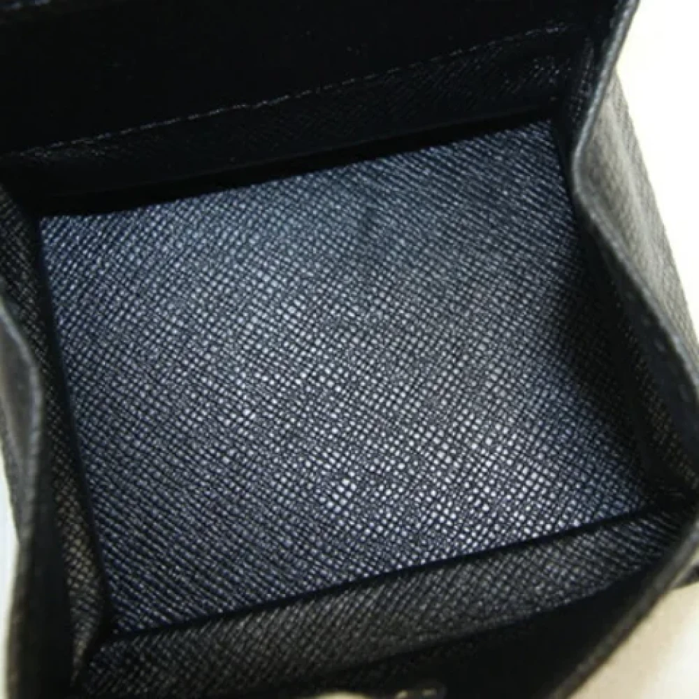 Louis Vuitton Vintage Pre-owned Leather wallets Black Heren