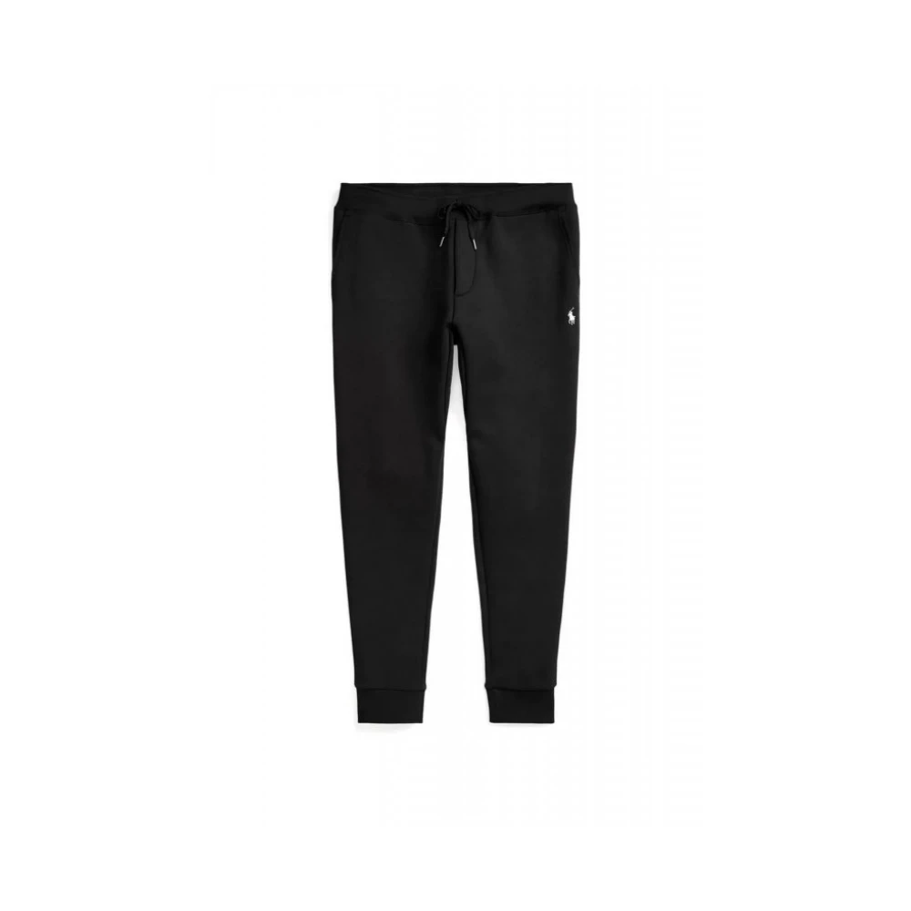 Ralph Lauren Svart Double Knit Jogger Pants