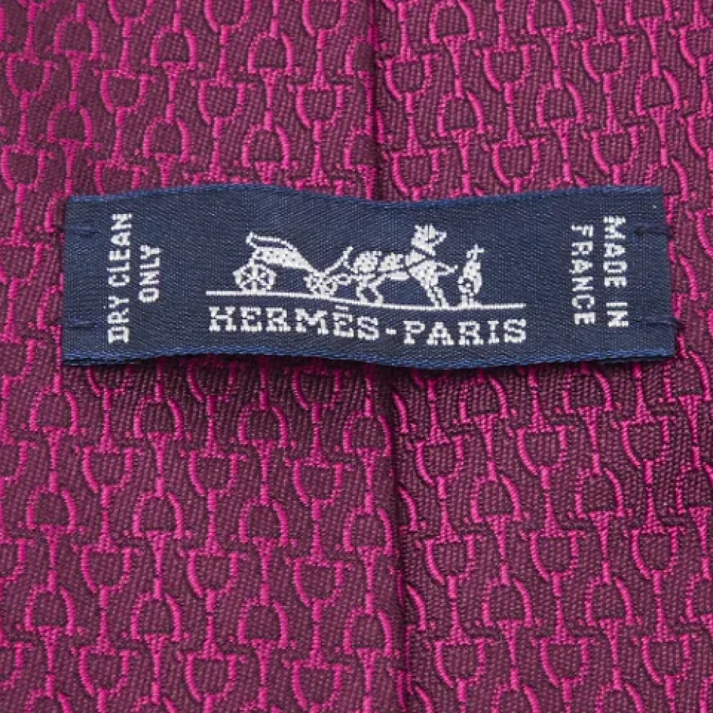 Hermès Vintage Pre-owned Silk tops Pink Heren