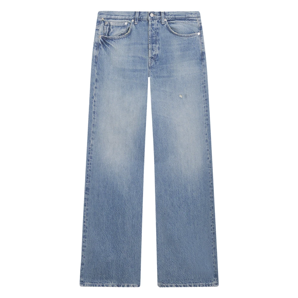 Dondup Women's Blue Wide Jeans, W31, Jacklyn Wide-Leg Jeans