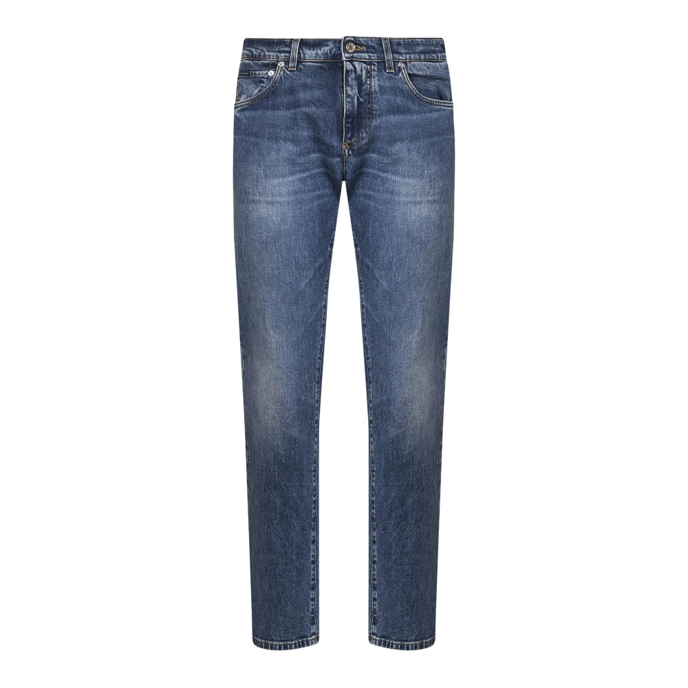 Dolce & Gabbana Homme Bleu - Jean Slim - Jeans - Taille: 2XL