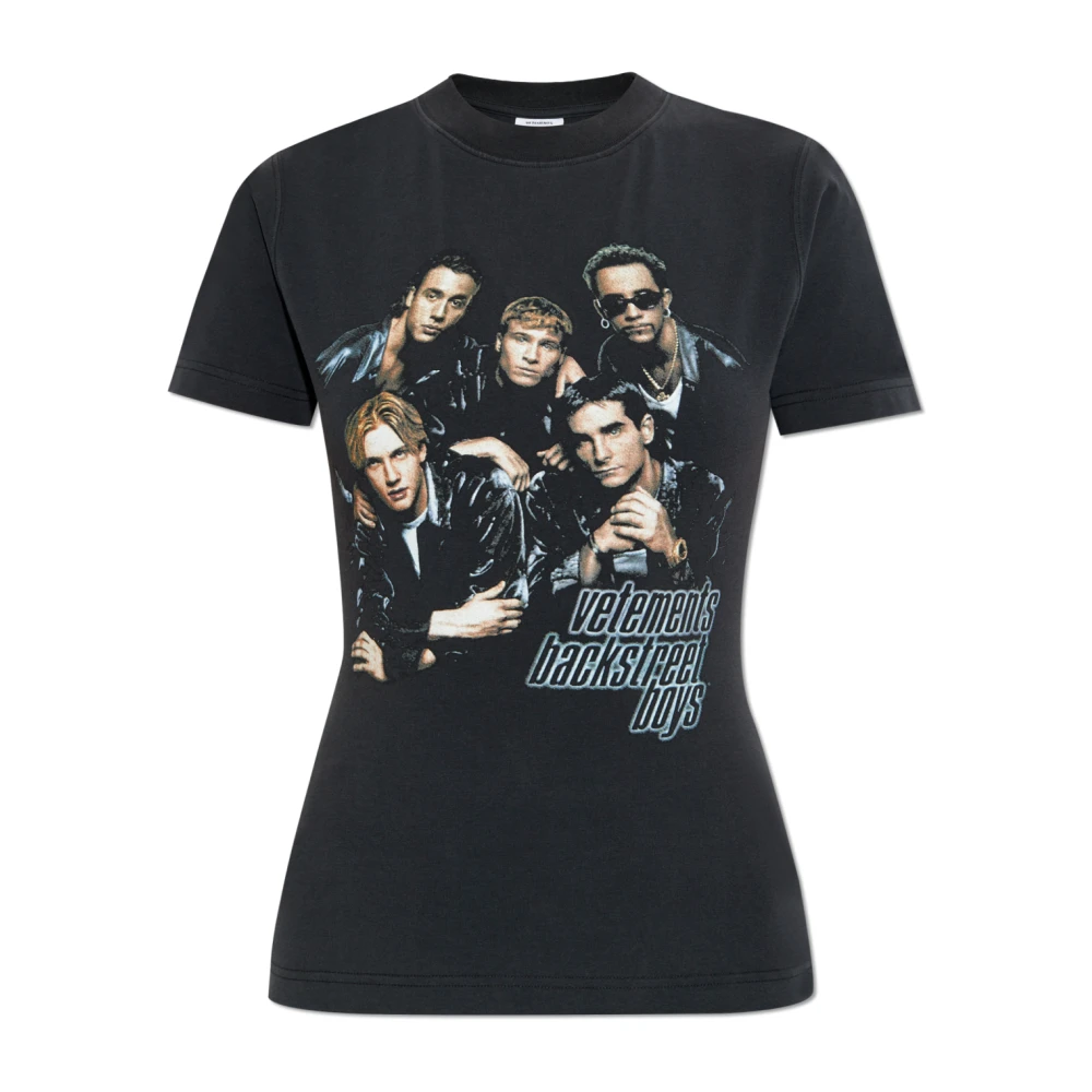 Vetements T-shirt met print Black Dames