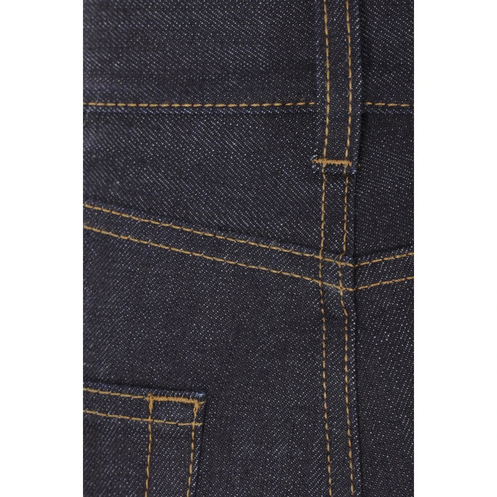 Saint Laurent Slim-Fit Indigo Denim Jeans Blue Dames