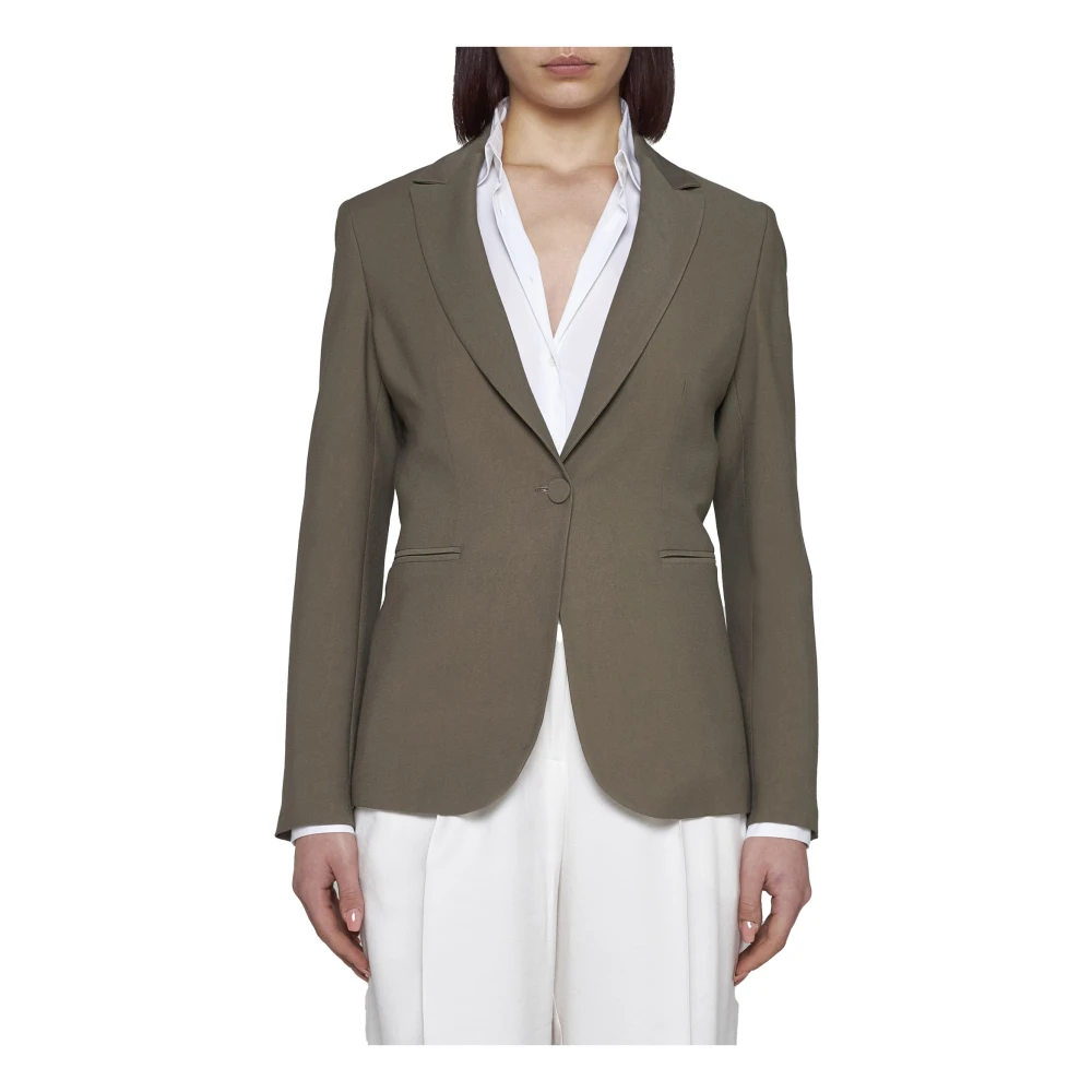 Blanca Vita Groen Elegant Blazer Jas Green Dames
