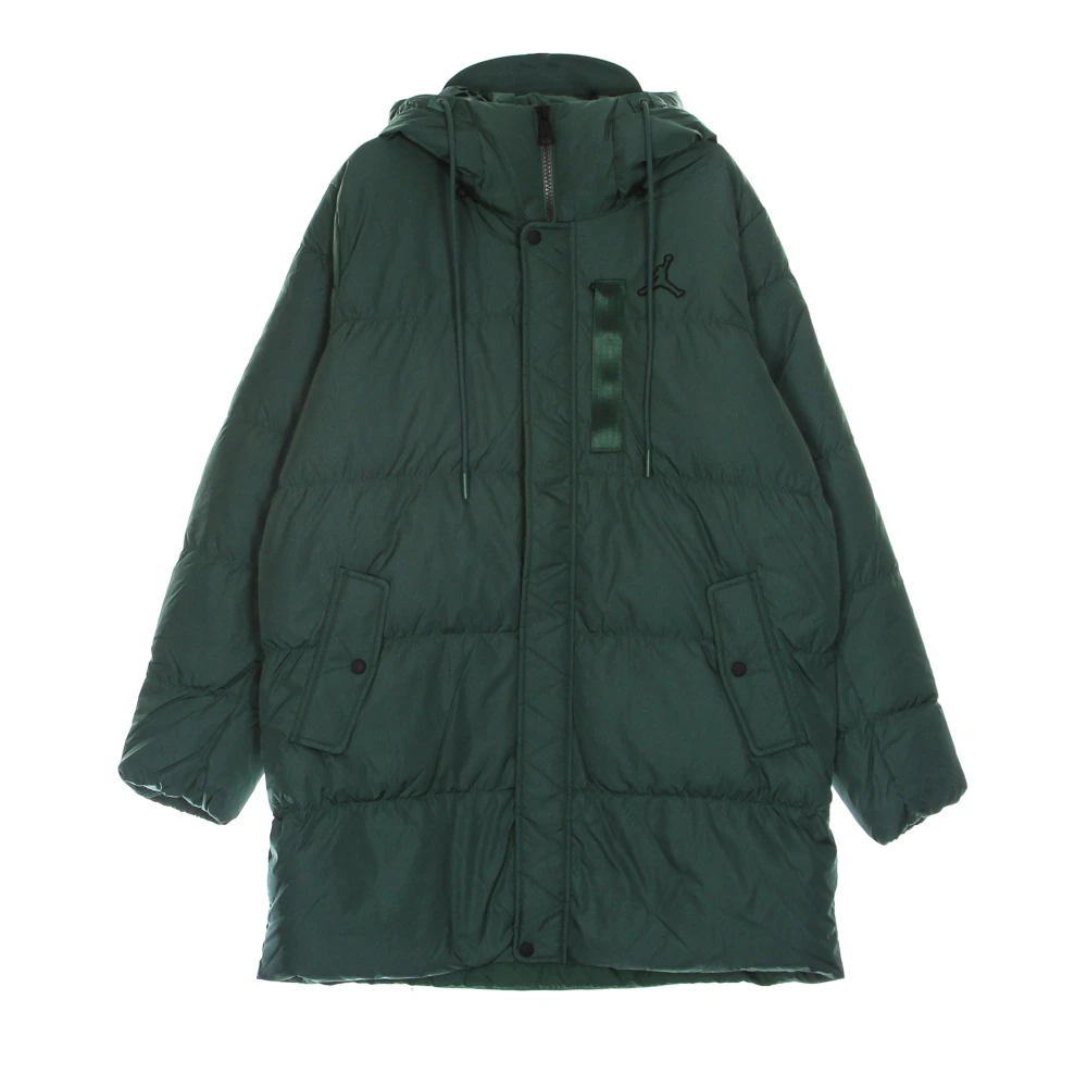 Jordan Groene donsparka met capuchon Green Heren
