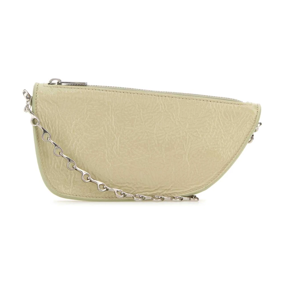 Burberry Women's Green Cross Body Bags, One Size, Micro Sling Shield Crossbody