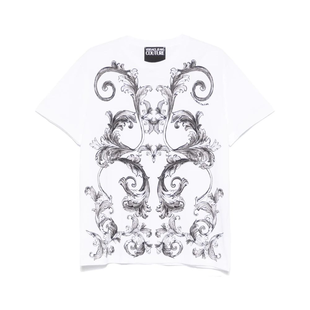 Versace Jeans Couture Witte Crew Neck T-shirt White Heren