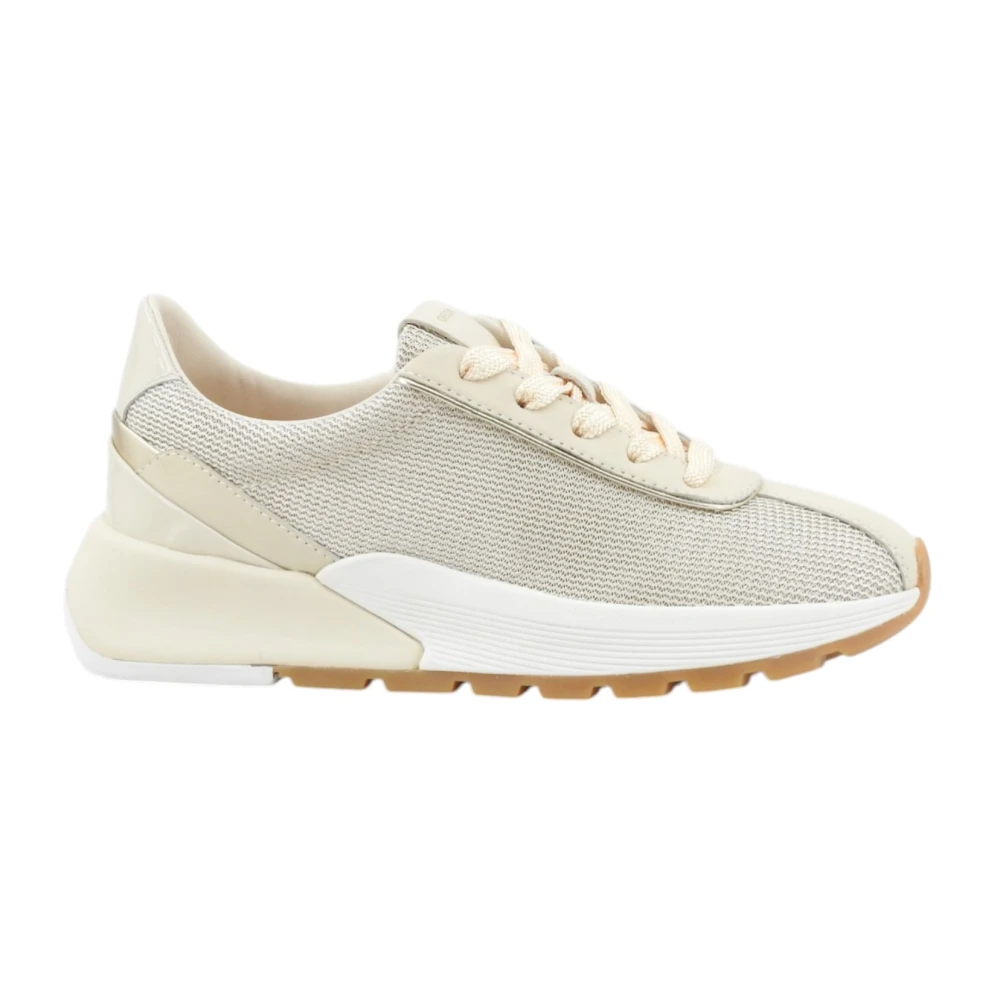Geox Women's Beige Sneakers, 6 Uk, Trainers