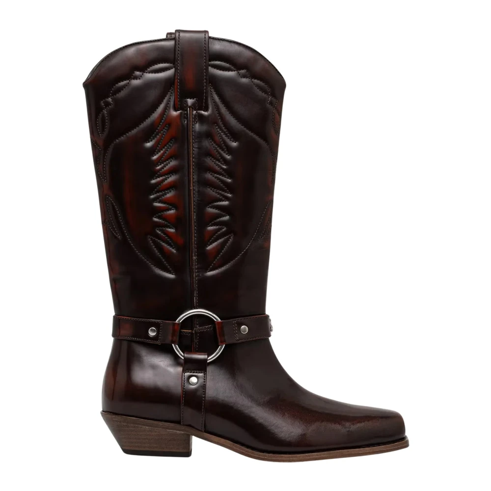 Stivali cowboy in pelle - Immagine 2