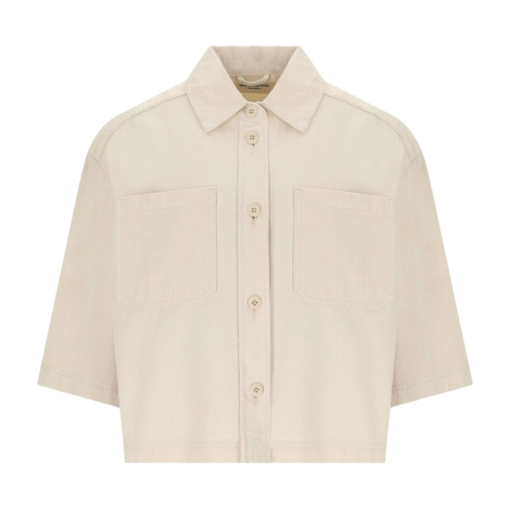 Weekend Max Mara Damen Beige Blusen & Hemden, Xsgröße: