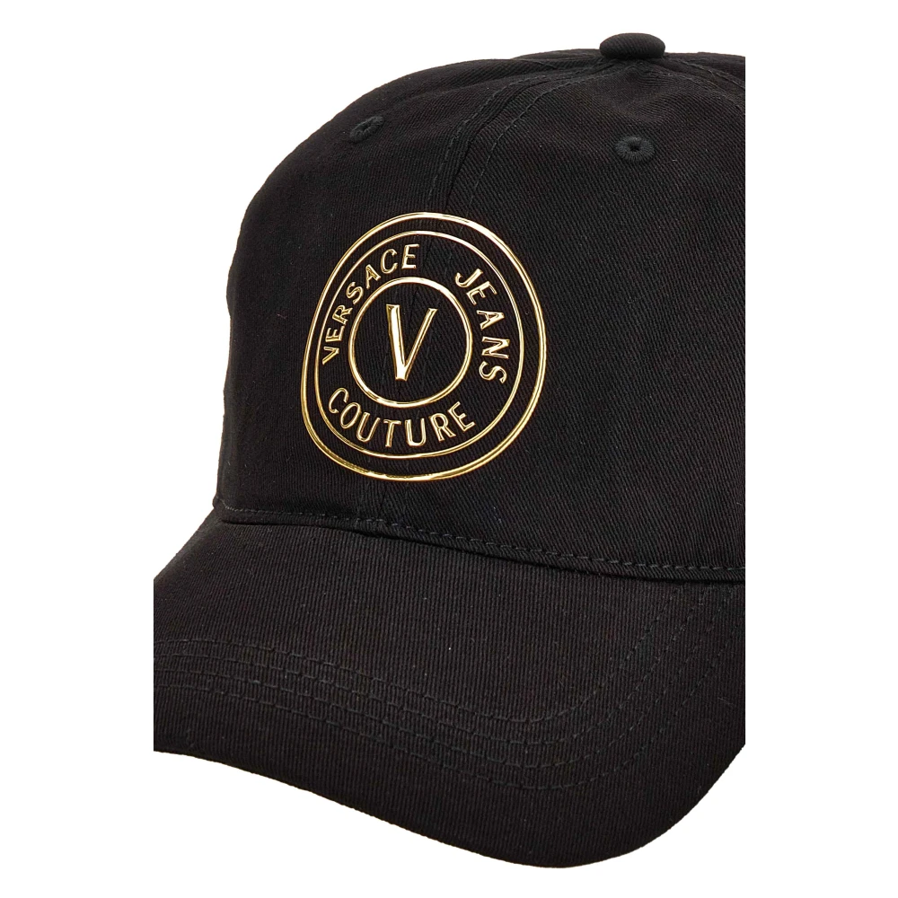 Versace Jeans Couture Stijlvolle Hoeden Collectie Black Dames